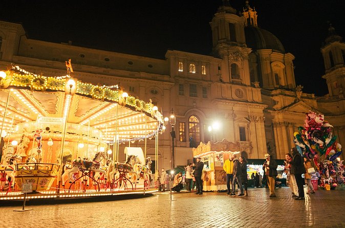 2h Xmas Lights Panoramic Vespa Sidecar Tour - Through Trastevere and the Jewish Ghetto
