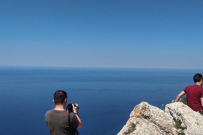 Above & Beyond Palaiokastritsa Corfu Vespa Scooter Tour - Angelokastro, the most dramatic stop