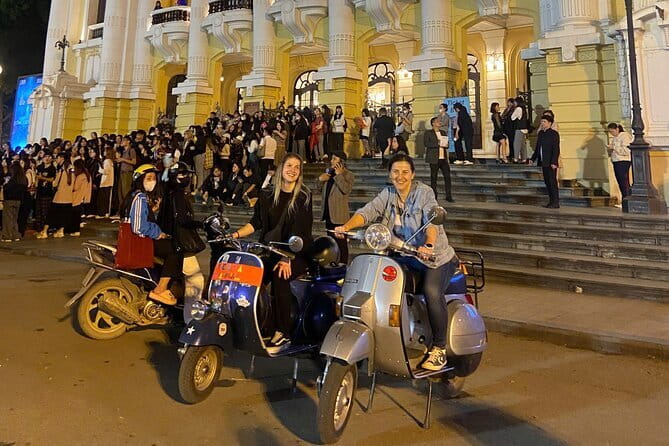 Amazing Vespa Night Tour For Food Lover - Starting beside Hanoi Opera House