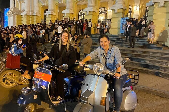 Amazing Vespa Night Tour For Food Lover - St. Joseph’s Cathedral and the first taste of Hanoi