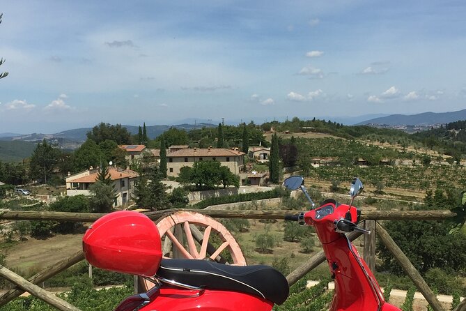Chianti Vespa Tour - A winery visit with views and local wine