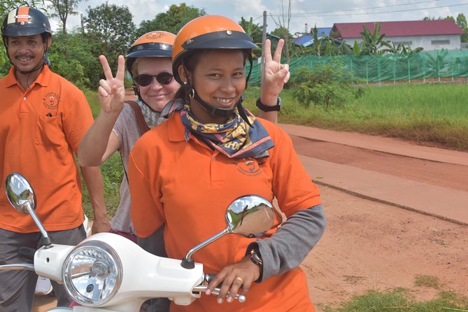 Countryside Morning Life Vespa Tour - The morning start and the road into rural Cambodia