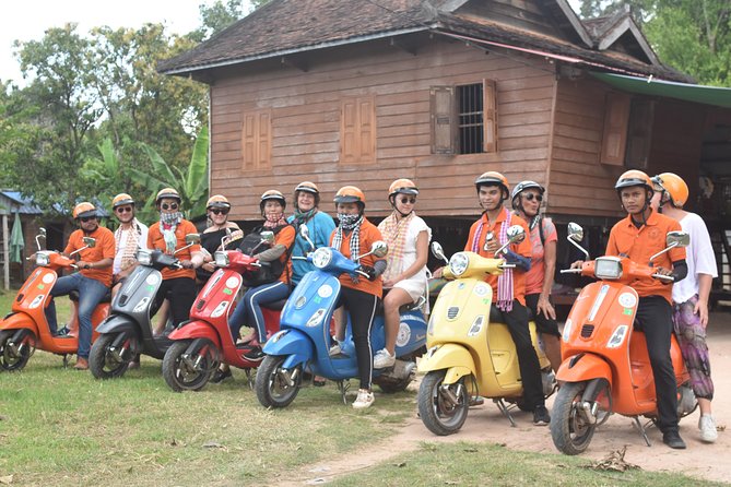 Countryside Morning Life Vespa Tour - A pagoda and the spiritual life of the Khmer people
