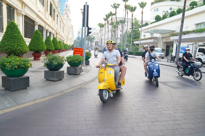 Dining Delights - Vintage Vespa Tour in Saigon - District 5 and the all-you-can-eat BBQ and seafood meal