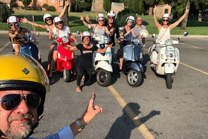 English: Vespa Tour Rome- Experience like a Roman - The Pyramid of Cestius and Rome’s unexpected side