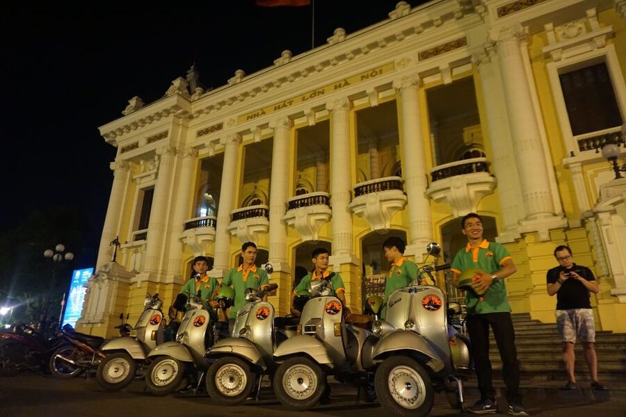 Enjoy Hanoi Like a Local - Vespa & Street Food Tour by Night - Bun Cha and Hanoi’s Best-Known Flavors