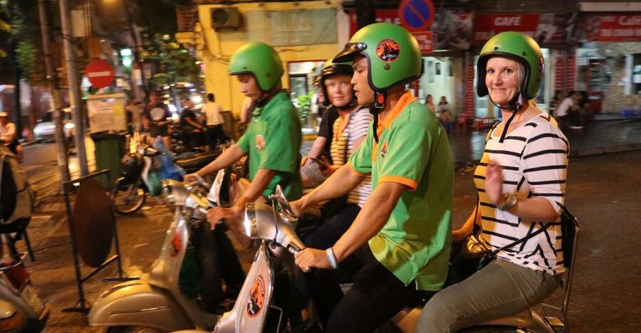 Enjoy Hanoi Like a Local - Vespa & Street Food Tour by Night - Colonial Hanoi and the French Quarter by Vespa