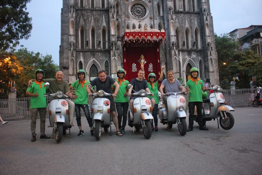 Enjoy Hanoi Like a Local - Vespa & Street Food Tour by Night - Long Bien Bridge and the Red River View