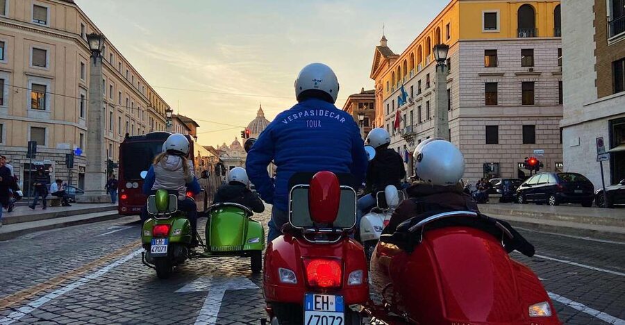 Evening Vespa Sidecar Tour with Gourmet Pizza Tasting - Why a Vespa sidecar works well in Rome