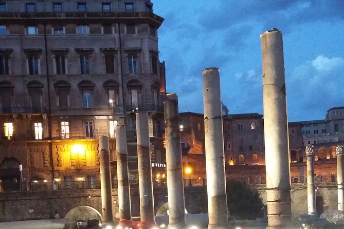 Exclusive Rome by Night Vespa Tour - Trevi Fountain under the lights