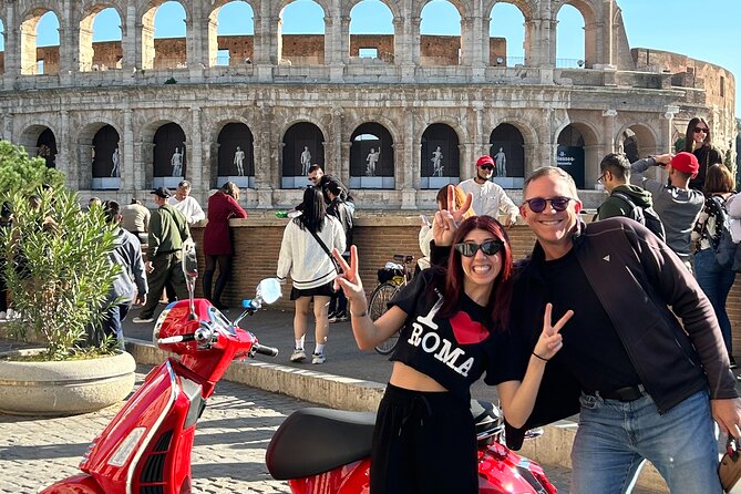 Explore Rome By Vespa - Climbing toward Gianicolo and Piazzale Garibaldi