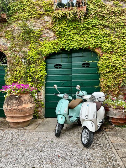 Explore the Rolling Hills of Lucca on a Vespa 125 Primavera - Setting out from the small red shop