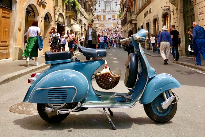 Exploring Rome on a Vintage Vespa Adventure Journey - Trevi Fountain and Campo de’ Fiori