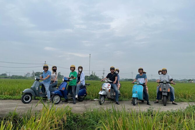 Exploring Vespa Tour Through Little Red River Delta - Riding beyond Hanoi into the rice fields