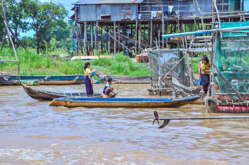Floating Village Sunset boat Vespa Tour / Tuk Tuk Available - The Guide Can Shape the Whole Afternoon