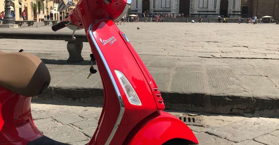 Florence: Full Day Noleggio Vespa, Scooter, and Moped - Picking up your Vespa on Via Ventisette Aprile