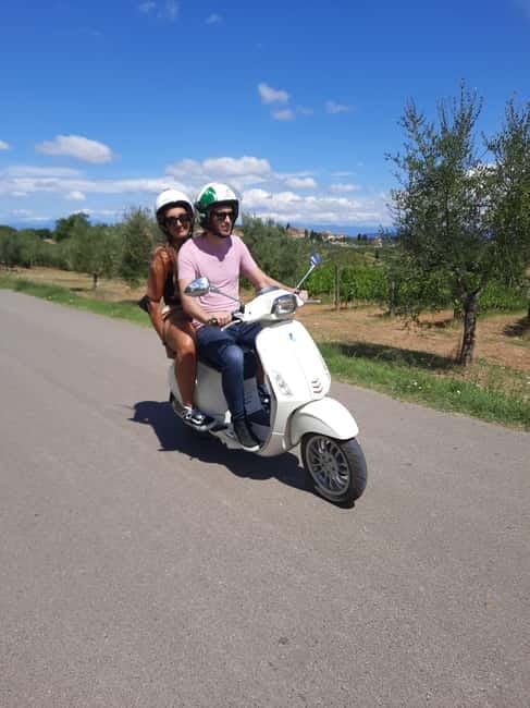 Florence: Vespa Tour as a Passenger + Wine Window! - Florence landmarks from a moving seat