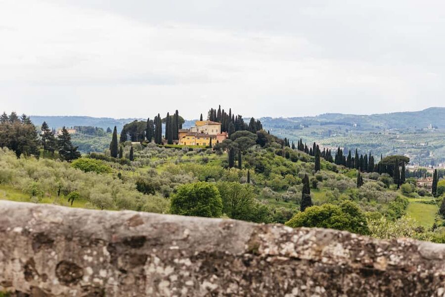 From Florence: Tuscan Countryside Vespa Tour with Tastings - Leaving Santa Maria Novella for the Tuscan hills