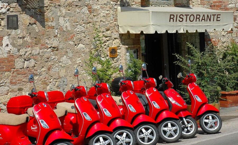 From San Gimignano: Vespa Tour in Chianti - The final hour back through the hills