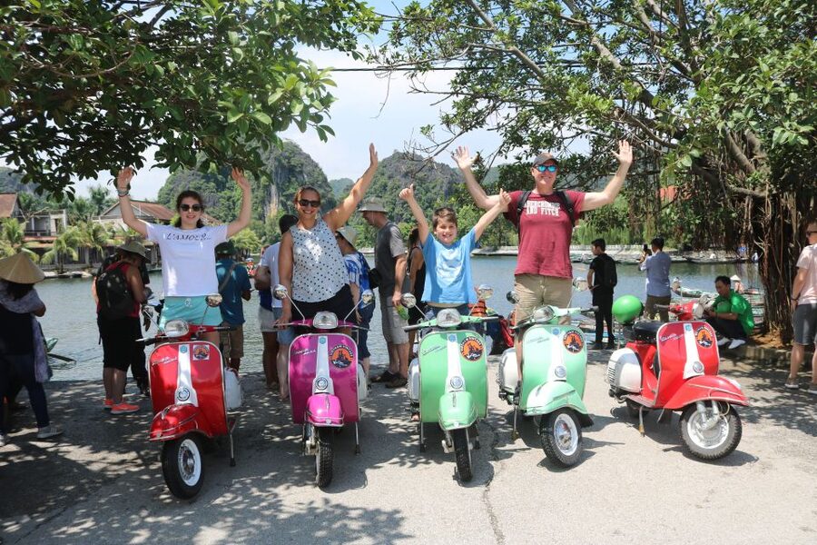 Hanoi 4.5-Hour Vespa Tour city tour - West Lake, Truc Bach Lake, and the John McCain memorial