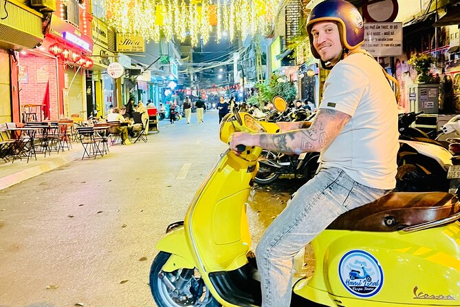 Hanoi After Dark Vespa Tour (4 hours): Street Food & Night Vibes - Why a Vespa is a smart way to see Hanoi at night