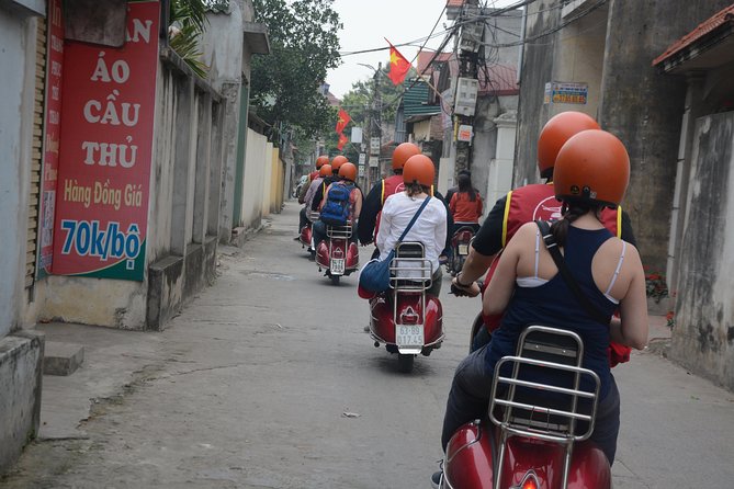 Hanoi Back Street Vespa Tours: Full Day Vespa Tours - Huu Tiep Lake and the B-52 remains
