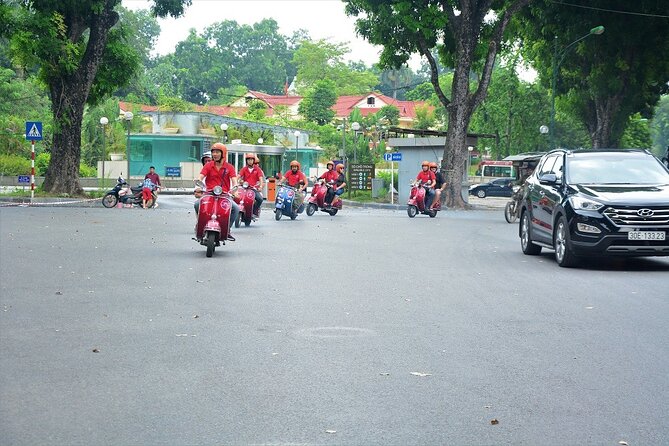Hanoi Back Streets Vespa Tours: Hanoi Vintage Vespa Tours City - Famous Hanoi sights from the passenger seat