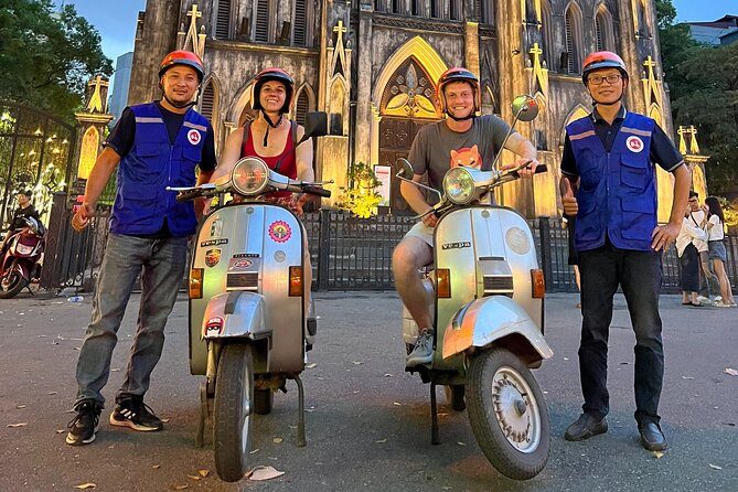 Hanoi Evening Vespa Food Tour 04hrs - Ngu Xa Village and the First Food Stop