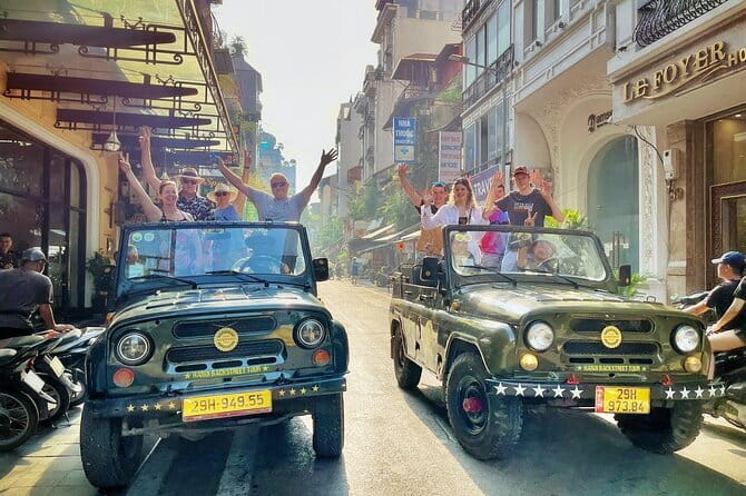 Hanoi Michelin Star Food Tour Via Jeep, Vespa or Motorbike - Coffee and the train at Hanoi Train Street
