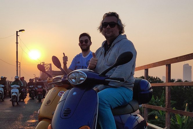 HANOI MUST SEE SITES Vespa Tour - Huu Tiep Lake and the downed B-52