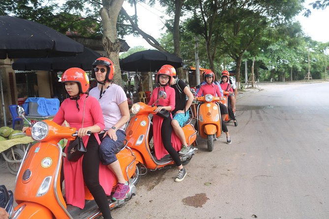 Hanoi Vespa Full Day City & Countryside with Female Ao Dai Riders - Long Bien Bridge and the Red River