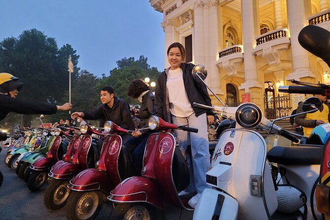 Hanoi Vespa Tours: Hanoi By Night Vespa Foodie Tours - Train Street and the local side of Hanoi