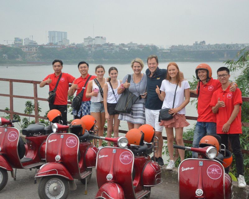 Hanoi Vintage Vespa City Tours - Train Street, lunch, and egg coffee