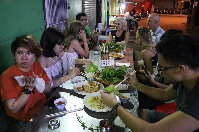 Hoi An Vespa By Night Street Food Tour - Cam Nam Island, seafood, and cold beer