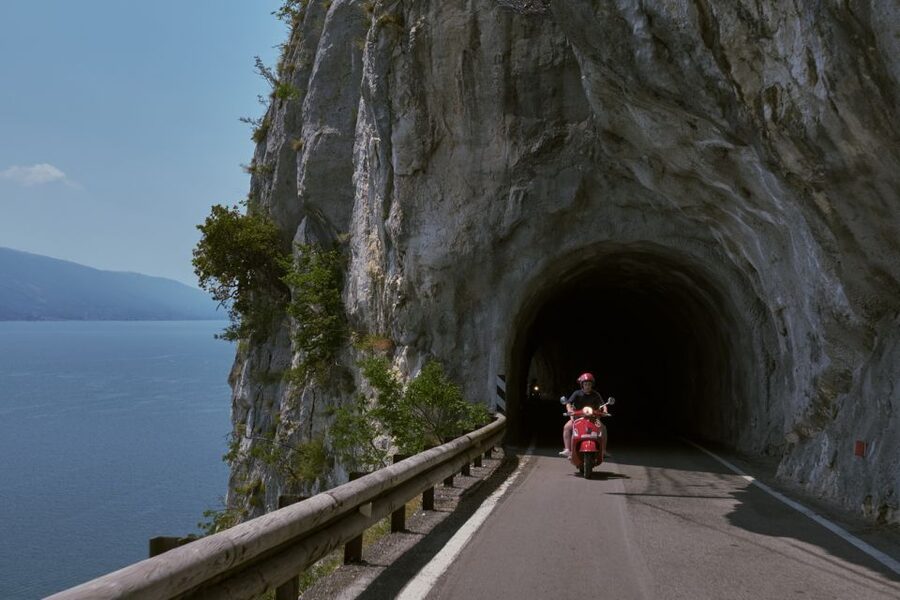 Malcesine: Lake Garda self-guided Vespa tour - Tremosine ice cream with a view