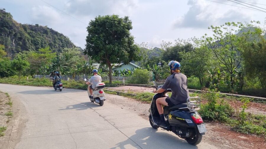Ninh Binh Vespa Tours from Hanoi: Vespa + Boat + Daily Life - Two hours on a Vespa through the countryside