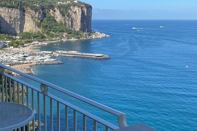 Panoramic and Historical Vespa Tour Naples - Seeing Castel dell’Ovo from Via Partenope