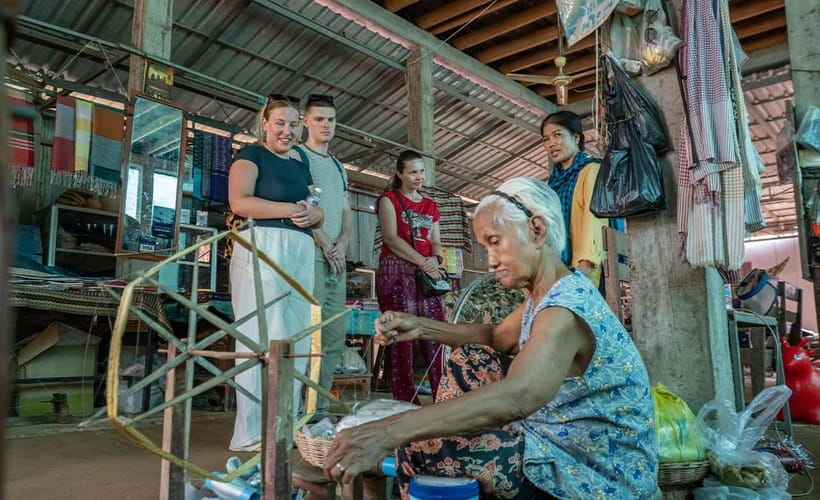Phnom Penh Silk Island Haft Day Tour - Top Rating Experience - Mongkol Serey Temple and Cambodian Buddhism