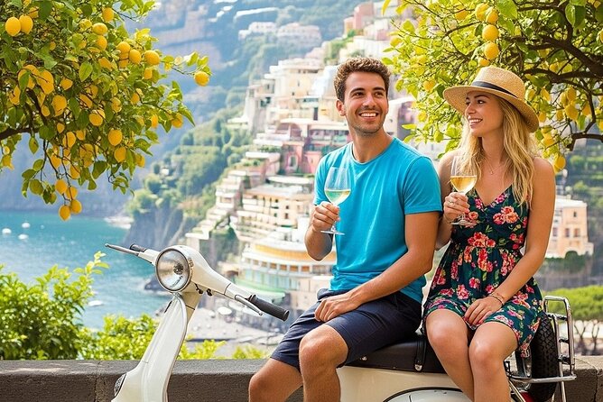 Private audio-guided Amalfi Coast Vespa Tour with driver - Positano in a short but useful visit
