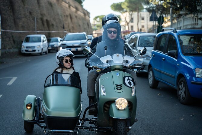 Private Vespa Sidecar Tour with Hotel Pickup - Aventine Hill and the Orange Tree Garden