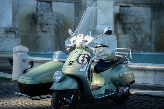 Private Vespa Sidecar Tour with Hotel Pickup - Colosseum views in 25 minutes