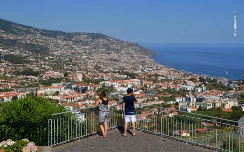 Private Vespa Tour Nun´s Valley,Câmara Lobos,CaboGirão(4hrs) - Pico dos Barcelos and the view over Funchal
