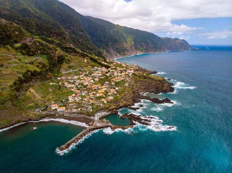 Private Vespa West Tour-Seixal,São Vicente,Porto Moniz(4hr) - The cliff road from São Vicente to Seixal