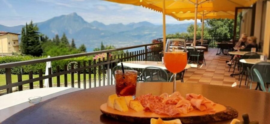 Riva del Garda: Lake Garda self-guided Vespa tour - Local produce high above the lake