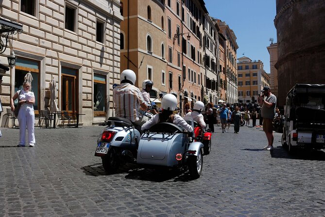 Rome 3 hours Vespa Sidecar Private Tour with Gelato - Aventine Hill and the Orange Garden
