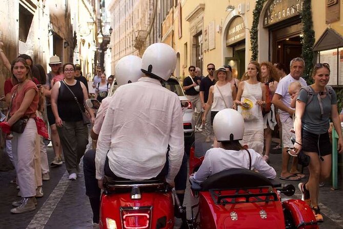 Rome 3 hours Vespa Sidecar Private Tour with Gelato - Trastevere and the Jewish Ghetto
