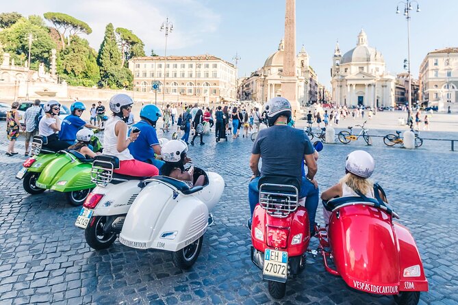 Rome Afternoon Sightseeing Vespa Sidecar Tour with Gourmet Gelato - Entering the Pantheon