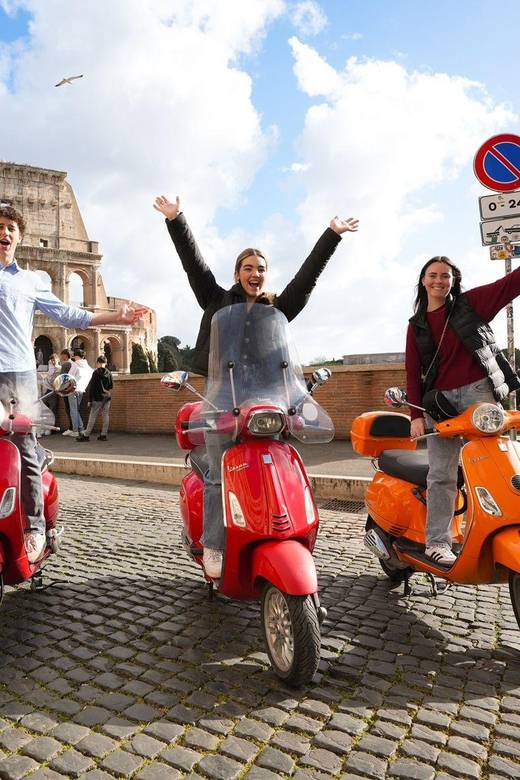 Rome: All In One Day by Vespa - Trevi Fountain, Piazza Venezia, and the Pantheon