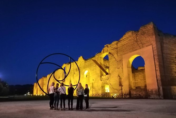 Rome by Night Vespa Tour - The Baths of Caracalla and the scale of ancient Rome