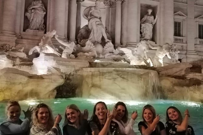 Rome by Night Vespa Tour - Trevi Fountain, the evening finale